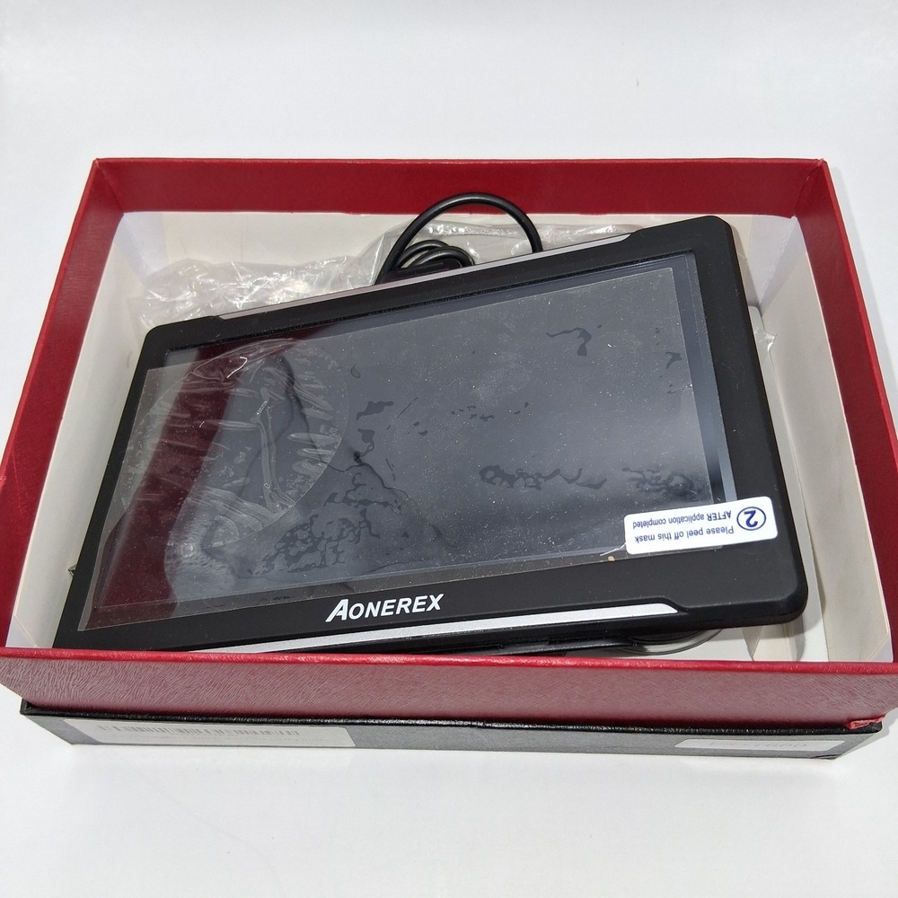 GPS vehicle Navigation bundle  7"touch screen orig. pkging Aonerex - New /manual